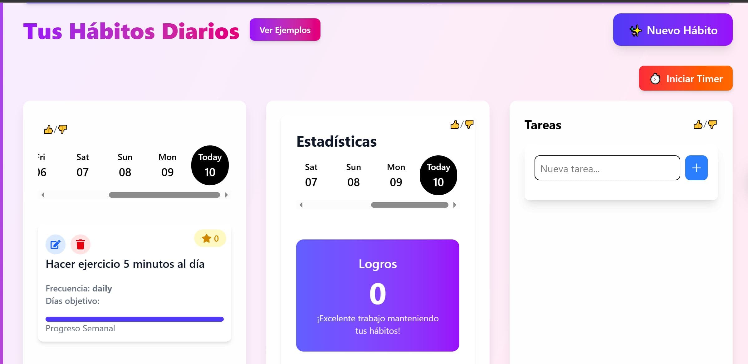 Habits Tracker
